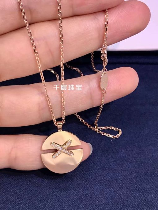 Chaumet Jeux De Liens Harmony Rose Gold Medium Model Pendant 084493