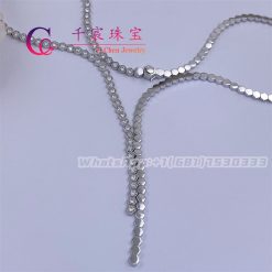 Chaumet Asymetrical Bee My Love Necklace In White Gold 083988