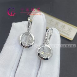 Chopard Happy Diamonds Icons Earrings White Gold Diamonds 83A018-1301