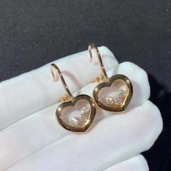 Chopard Happy Diamonds Icons Earrings Rose Gold 83A611-5301