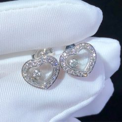 Chopard Happy Diamonds Icons Earrings White Gold 83A054-1201