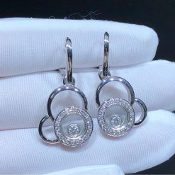 Chopard Happy Dreams Diamond Earrings 18k White Gold 839769-1002