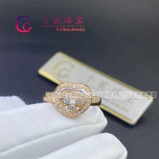 Chopard Happy Diamonds Icons Ring Rose Gold Diamonds @82A611-5200