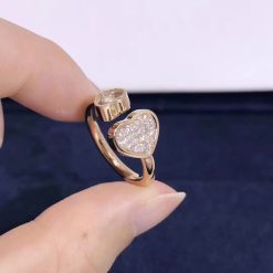 Chopard Happy Hearts Ring Rose Gold Diamonds @829482-5900