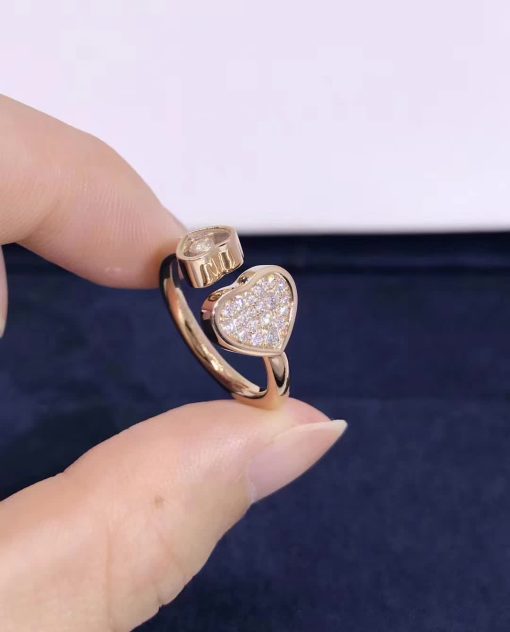 Chopard Happy Hearts Ring Rose Gold Diamonds @829482-5900