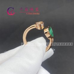 Chopard Happy Hearts Ring Rose Gold Malachite @829482-5102