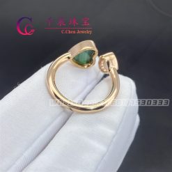 Chopard Happy Hearts Ring Rose Gold Malachite @829482-5102