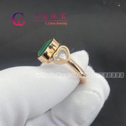 Chopard Happy Hearts Ring Rose Gold Malachite @829482-5102