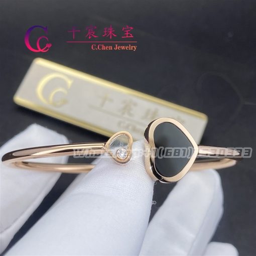 Chopard Happy Hearts Bangle Ethical Rose Gold @857482-5200