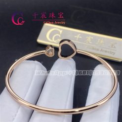 Chopard Happy Hearts Bangle Ethical Rose Gold @857482-5200