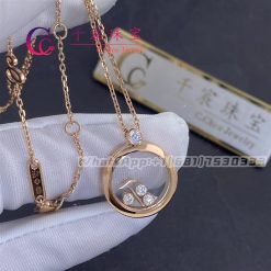 Chopard Happy Diamonds Icons Pendant Ethical 18K Rose Gold