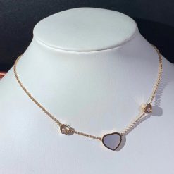 Chopard Happy hearts Necklace rose gold Mother-of-Pearl 81A082-5301