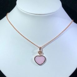 Chopard Happy Hearts Pendant Rose Gold Pink Opal 797482-5620