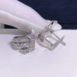 Chanel Comète Étoile Filante Earrings White Gold, Diamonds J10814