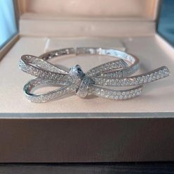 Chanel Ruban Bracelet 18k White Gold Diamonds J3882