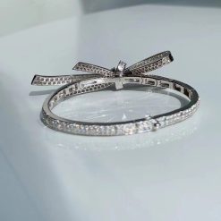 Chanel Ruban Bracelet 18k White Gold Diamonds J3882