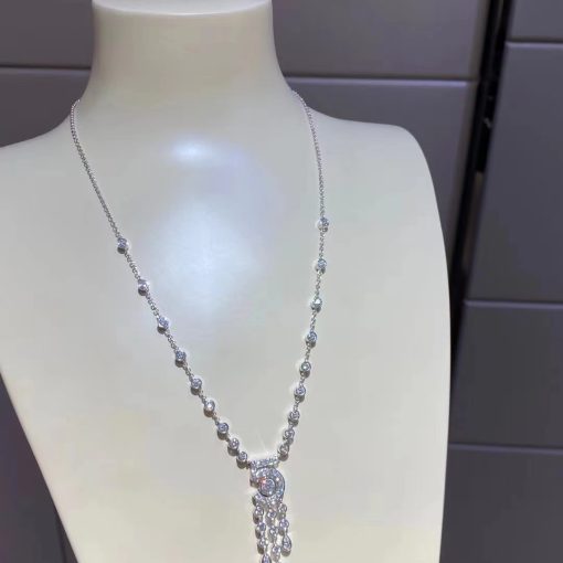 Chanel Eternal N°5 Necklace 18k White Gold Diamonds J11998