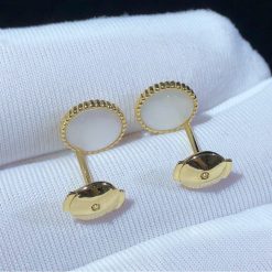 Dior Rose Des Vents Earrings Yellow Gold Diamonds And Mother-Of-Pearl JRDV95085