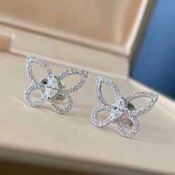 Graff Butterfly Silhouette Mini Diamond Earrings RGE1810