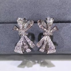 Graff Tilda’s Bow Classic Diamond Stud Earrings RGE1149