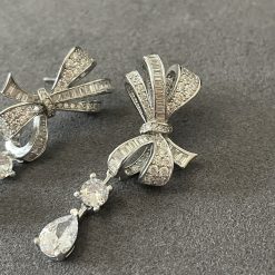 Graff Tilda’s Bow Classic Diamond Drop Earrings RGE1276