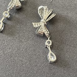 Graff Tilda’s Bow Classic Diamond Drop Earrings RGE1276