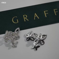 Graff Triple Butterfly Silhouette Diamond Earrings RGE1610