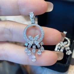 Graff Classic Butterfly Chandelier Diamond Earrings RGE393