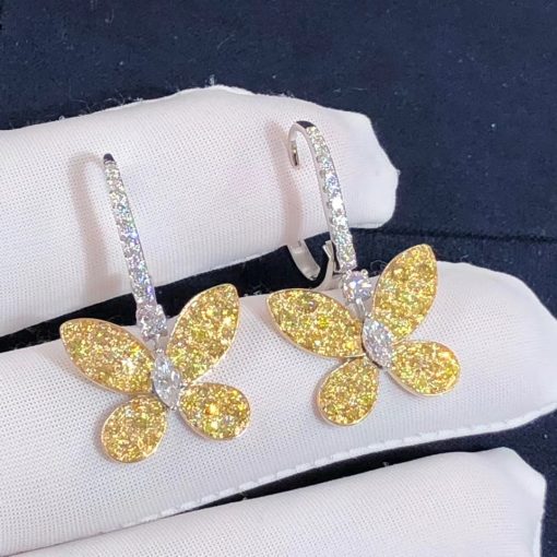 Graff Pave Butterfly Earrings RGE635