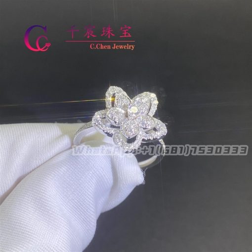 Graff Wild Flower Diamond Ring Small Model RGR846