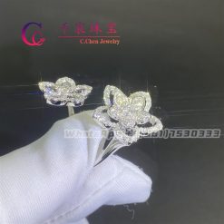 Graff Wild Flower Double Diamond Ring GR842