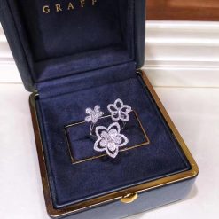 Graff Wild Flower Triple Diamond Ring RGR841