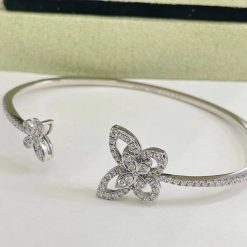 Graff Butterfly Silhouette Pavé Diamond Bangle RGB501