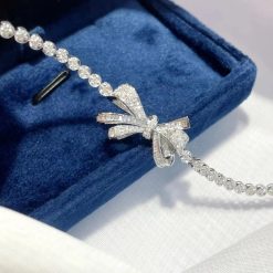 Graff Tilda’s Bow Classic Diamond Double Strand Bracelet