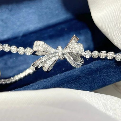 Graff Tilda’s Bow Classic Diamond Double Strand Bracelet