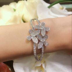 Graff Triple Pavé Butterfly Diamond Bracelet RGB284