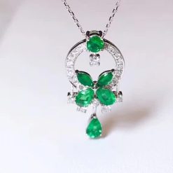 Graff Classic Butterfly Emeralds Suspension RGP271