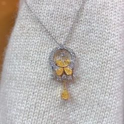 Graff Classic Butterfly Yellow Diamond Suspension