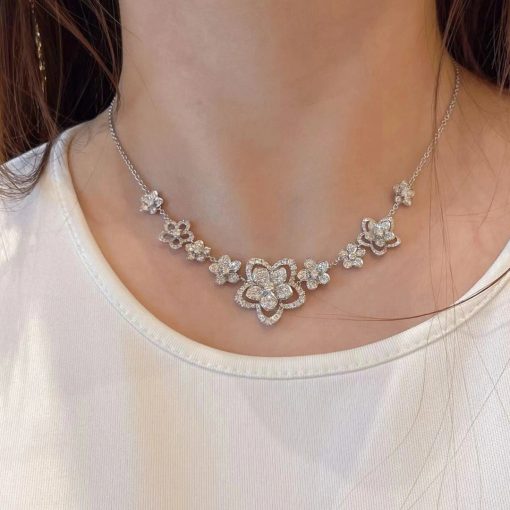 Graff Wild Flower Multi Diamond Necklace RGN755