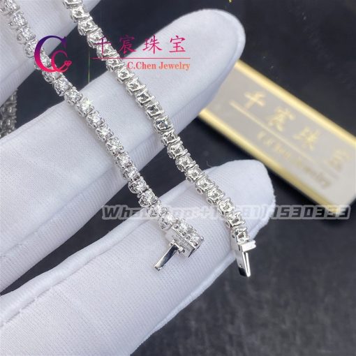 Graff Tildas Bow Double Strand Round Diamond Necklace Rgn461 (12)