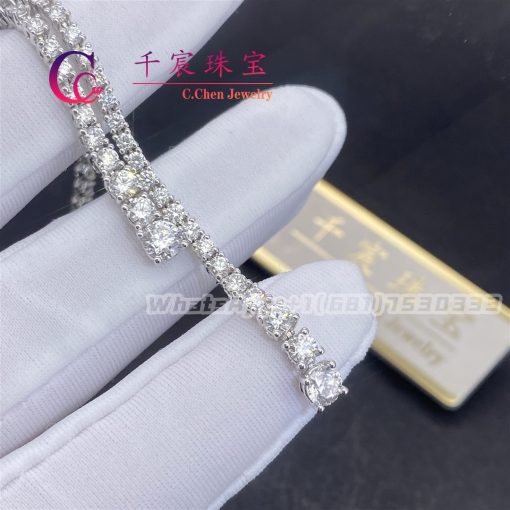 Graff Tildas Bow Double Strand Round Diamond Necklace Rgn461 (13)