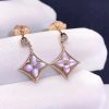 Louis Vuitton Color Blossom BB Star Ear Studs Pink Mother Of Pearl And Diamonds Q96667