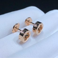 Louis Vuitton Empreinte Ear Studs, Pink Gold Q96579