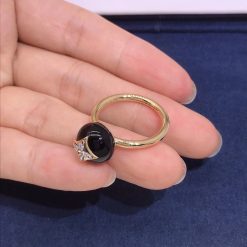 Louis Vuitton Color Blossom Ring Onyx And Diamonds Q9L96A