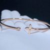 Louis Vuitton Idylle Blossom Twist Bracelet, Pink Gold Q95534