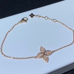 Louis Vuitton Idylle Blossom Bracelet, Pink Gold And Diamonds Q95666