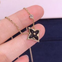 Louis Vuitton Color Blossom Bb Star Pendant Onyx And Diamond Q93699