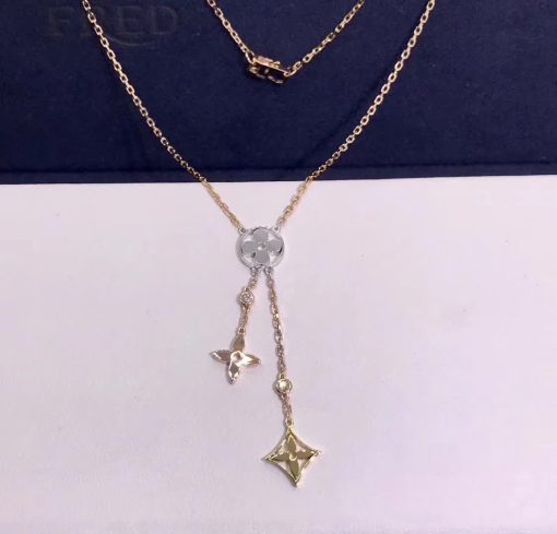 Louis Vuitton Idylle Blossom Y Pendant 3 Golds and Diamonds Q94329