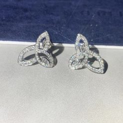 Harry Winston Lily Cluster Platinum Diamond Earrings EADPMQRFLC