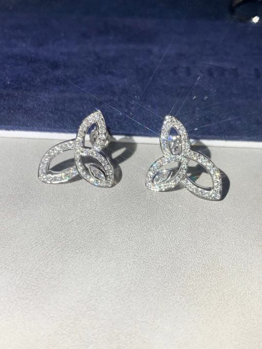 Harry Winston Lily Cluster Platinum Diamond Earrings EADPMQRFLC